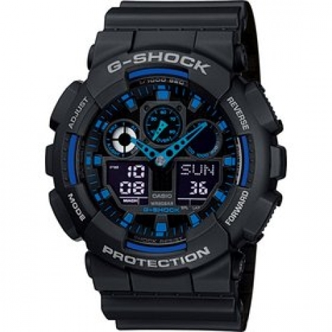 Pánské hodinky Casio G-SHOCK GA 100-1A2 + DÁREK ZDARMA