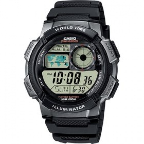 Digitální pánské hodinky Casio AE 1000W-1B