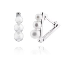 Stříbrné naušnice s perličkami SVLE0464X75P100