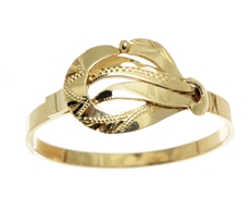 Dámský prsten ze žlutého zlata PR0284E + DÁREK ZDARMA