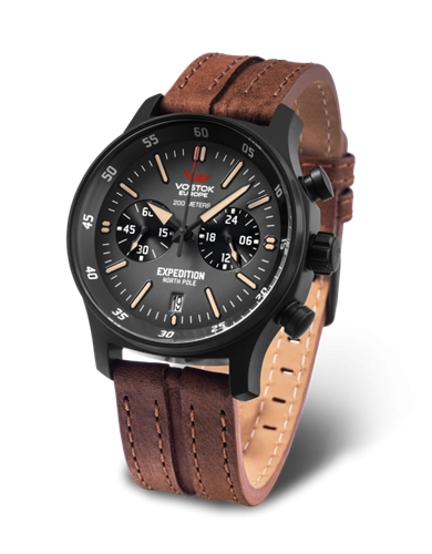 Hodinky Vostok Expedition North Pole Chrono VK64/592C558 + Dárek zdarma