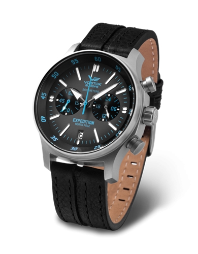 Hodinky Vostok Expedition North Pole Chrono VK64/592A561 + Dárek zdarma
