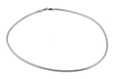 Dámský stříbrný náhrdelník hádek AGS1048/45 45 cm
