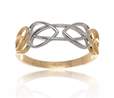 Dámský prsten ze žlutého zlata PR0323F + DÁREK ZDARMA