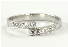 Dámský prsten z bílého zlata pr1028 + DÁREK ZDARMA