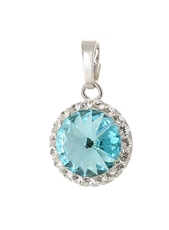 Stříbrný přívěšek s krystaly Swarovski STRZ0686F