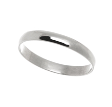 Stříbrný prsten hladký kroužek STRP0328F