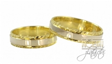 Snubní prsteny zlaté 1078 + DÁREK ZDARMA
