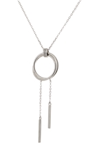 Dámský stříbrný náhrdelník STNAH077F
