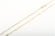 Dámský náhrdelník nekonečno ze žlutého zlata ZLNAH049F + DÁREK ZDARMA