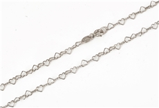 Stříbrný srdíčkový náhrdelník STNAH094F