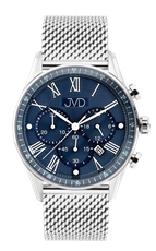Pánské hodinky s chronografem JVD steel JE1001.1 + Dárek  zdarma
