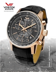 Hodinky Vostok Europe GAZ-14 Grand Chrono Trigolight 6S30/5659175 + Dárek zdarma