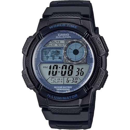 Digitální pánské hodinky Casio AE-1000W-2A2VEF