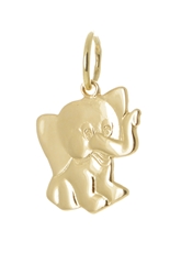 Přívěšek slon ze žlutého zlata ZZ0811F + Dárek zdarma