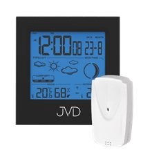 Meteorologická stanice a budík JVD RB672.1