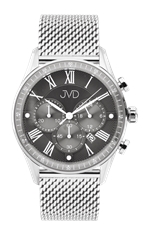 Pánské hodinky s chronografem JVD steel JE1001.5 + Dárek  zdarma