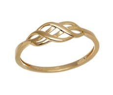 Prsten ze žlutého zlata PR0274/1F + DÁREK ZDARMA
