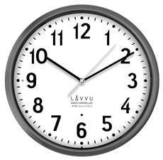 Rádiem řízené plastové hodiny LAVVU LCR3011 