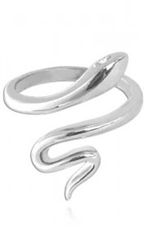 Dámský stříbrný prsten had JMAN0219SR