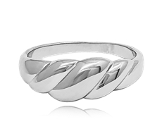 Dámský stříbrný prsten bez zirkonů JMAN0307SR