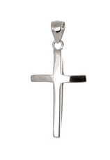 Stříbrný přívěšek kříž hladký STRZ0852F